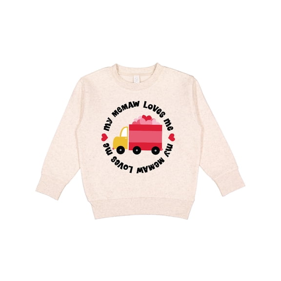 Inktastic My Memaw Loves Me Toddler Sweatshirt