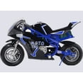 thumbnail image 3 of MotoTec 36v 500w Electric Powered Pocket Bike Mini Motorcycle GT Blue, 3 of 4