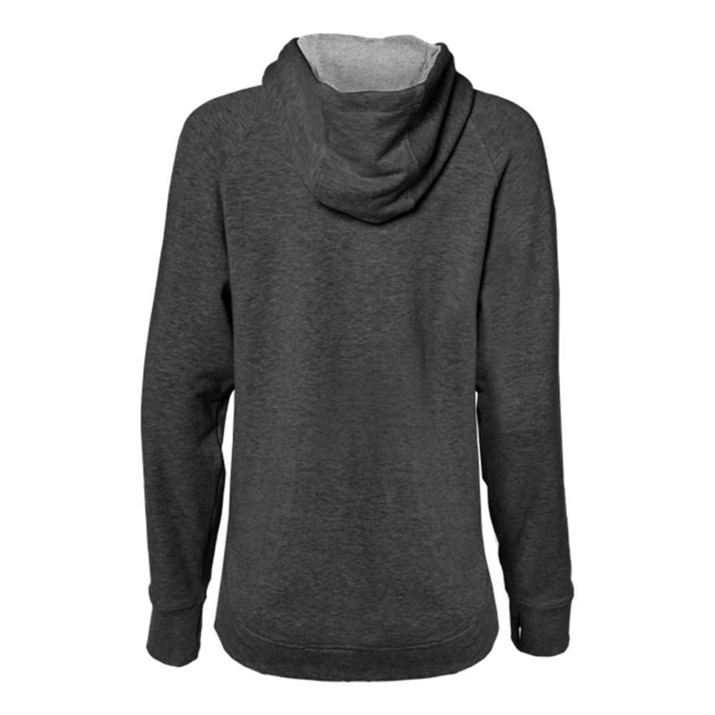 Badger B22385097 FitFlex Womens French Terry Hooded Quarter-Zip Sweatshirt&#44; Charcoal - 2XL - image 2 of 2