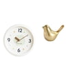 thumbnail image 1 of Reloj de pared,Reloj de pared decorativo,moderno y elegante.,Figura de pájaros,Figura de pájaro dorado,decoración del hogar,estatua de animal,Estatuas decorativas de pájaros pequeños como, 1 of 8