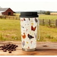 thumbnail image 6 of 18 oz(530ml) Chicken Stainless Vacuum Steel Insulated Coffee Travel Mug Cup Water Bottle Tumbler with Straw,Chicken Decor, 6 of 6