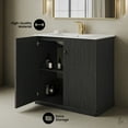 thumbnail image 3 of Lafayette 36" Bathroom Vanity in Black Oak, 3 of 9
