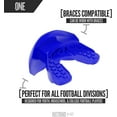 thumbnail image 3 of NXTRND One Football Mouth Guard, Sport Mouth Guard for Youth & Adult, with 2 Straps, Royal Blue, 3 of 7