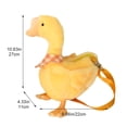 thumbnail image 2 of Jiibva Plush Duck Shoulder Bag Cute Stuffed Backpack Adult Decor Accessories Purse Duck Crossbody Bags Cartoon Messenger Bag for individual(s) Women, 2 of 7