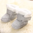 thumbnail image 3 of SPRING PARK Toddler Baby Boy Girl Thick Winter Outdoor Snow Boots Anti-Slip Soft-soled Lined Booties, 3 of 8