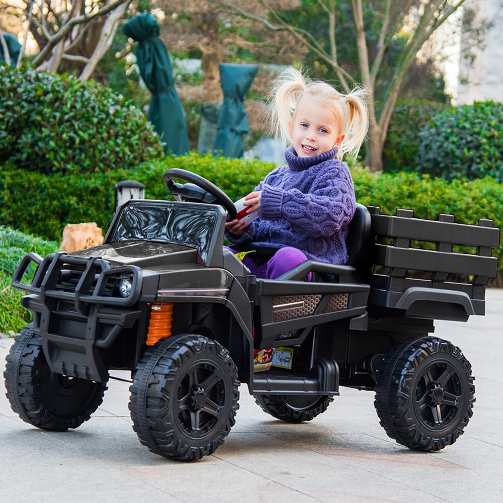 12 Volt Ride on Toys for Kids, Power 4 Wheels Ride on Cars with Remote ...