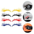 thumbnail image 3 of 4 Pairs Car Eyelash for Headlight Eyebrow Decal Fun Auto Exterior Decoration, 3 of 11