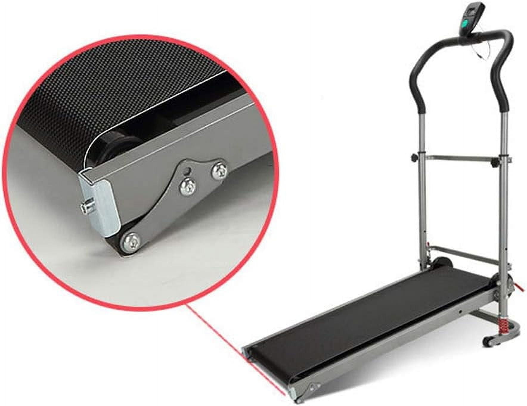 Preasion Manual Walking Exercise Treadmill, Gray, 242.5 lb