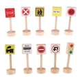 thumbnail image 1 of de Señales de Tráfico Miniatura Piezas, Adecuado para Niños , Aprendizaje , También Compatible con Las Hugo Juguetes de señales de tráfico, 1 of 7
