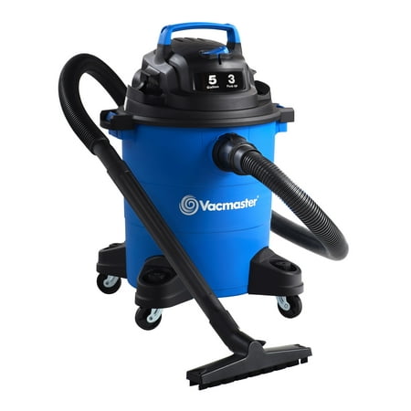 Vacmaster 5 Gallon 3 Peak HP Poly Wet/Dry Vacuum, VOC507PF