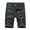 Dark Gray, variant on Men's Shorts Denim Shorts With Micro Elastic Fit Button Zipper Pockets For Casual Pants Shorts