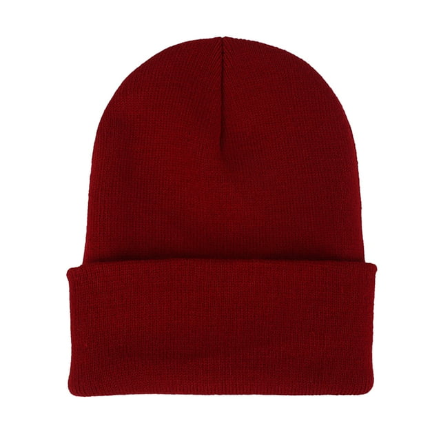 Gorro Beanie Minnieouse Unisex a prueba de viento hilo multifuncional azufaifo rojo