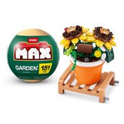 MAX Build More Premium Garden Building Bricks Collection (Assorted) Novelty Unboxing Toy Collectible Minis by ZURU
