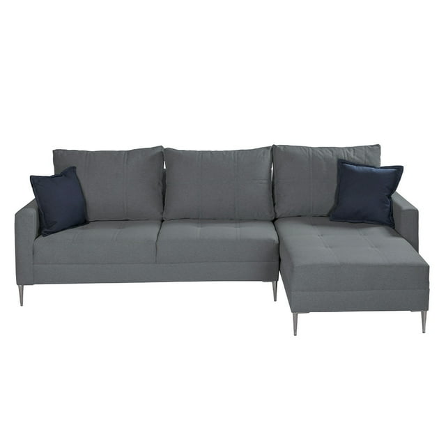 Love Chaise Derecho Oviedo Gris