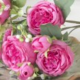 thumbnail image 2 of SSBSM Simulation Peonies Decorate Weather-resistant Durable Artificial Peonies Household Decor, 2 of 4