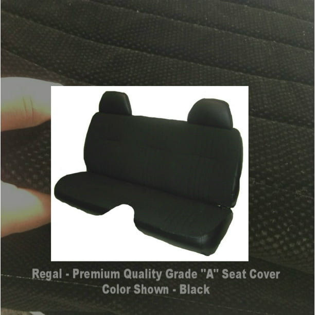 Toyota Pickup 1989 1995 12mm Thick Bench Seat Cover A27 Molded Headrest Large Notched Cushion Black Com - 1989 Gmc Sierra Bench Seat Cover