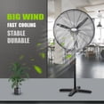 thumbnail image 6 of Industrial Pedestal Fan, 30"& 26" Diameter Commercial Oscillating Fan ，Adjust Height, 6 of 6