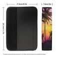 thumbnail image 6 of Chririnla Palm Trees Sunset Seat Belt Pad 2 Pack, Seat Belt Cover Pad Composite SBR Quick Install Heat Insulation for Vans Truck SUV, 6 of 8