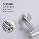 thumbnail image 4 of 40 Cm Towel Rack For Bathroom Kitchen Towel Rack Wall Mounted Towel Rack 304 Stainless Steel Rustproof Wall Mounted Brushed Finish, 4 of 5