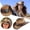Khaki, variant on HNMKIU Stylish Summer Straw Cowboy Hat for Men and Women with Rolled Brim Western Sun Outdoor Casual Wear Khaki,56-58cm