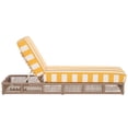 thumbnail image 6 of Safavieh Gillian Steel Outdoor Lounge Chairs, Heather Tan/Yellow Stripe, 6 of 15