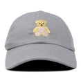 thumbnail image 5 of DALIX Toddler Cute Teddy Bear Hat Cotton Baseball Cap in Gray, 5 of 7