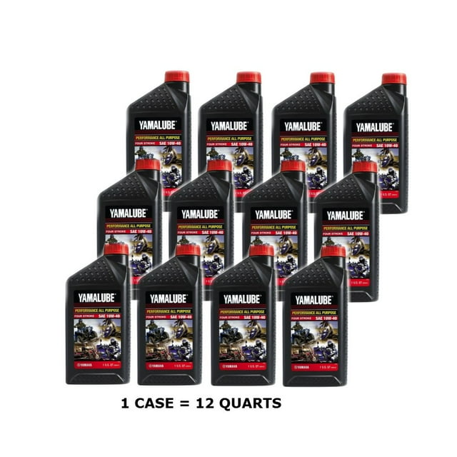 Yamalube 10w40 All Performance Oil - Pintes (Caisse de 12)