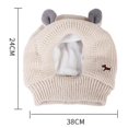 thumbnail image 2 of Jinsinto Dog Knitted Beanie Rabbit Ear Hat Head Cover Winter Warm Puppy Cap, 2 of 5
