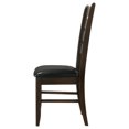 thumbnail image 4 of Benjara 19.25" Contemporary Wood Dining Side Chair in Brown (Set of 2), 4 of 5
