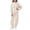 White, variant on Zefriona Girls Vintage Sweet Style Pullover Sweatshirt and Jogger Pants 2-Piece Tracksuit Set 5-15Y White Size 14