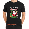 thumbnail image 3 of Funny Christmas Santa Claus Drinking Beer Wonderful Time T-Shirt for Adults Men and Women, 3 of 4