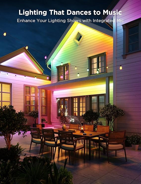 Govee RGBICWW Outdoor LED Strip Lights (65.6 ft)