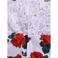 thumbnail image 3 of Bmnmsl Baby Girl Lace Floral Patchwork Romper Halter Belt Backless Playsuit 0-3Y, 3 of 5