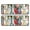 Pioneer Flower Floral, variant on Kitchen Rugs Sets Of 2,Pioneer Flower Floral Print Pattern Anti Fatigue Kitchen Mat Rugs Non Slip Washable,Decorative Kitchen Floor Mats for Kitchen,Sink,Laundry,17"x47"+17"x47"