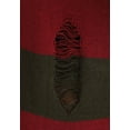 thumbnail image 6 of JERRY LEIGH Freddy Krueger Fancy-Dress Costume for Women with Distressed Stripes for Adults, 6 of 7