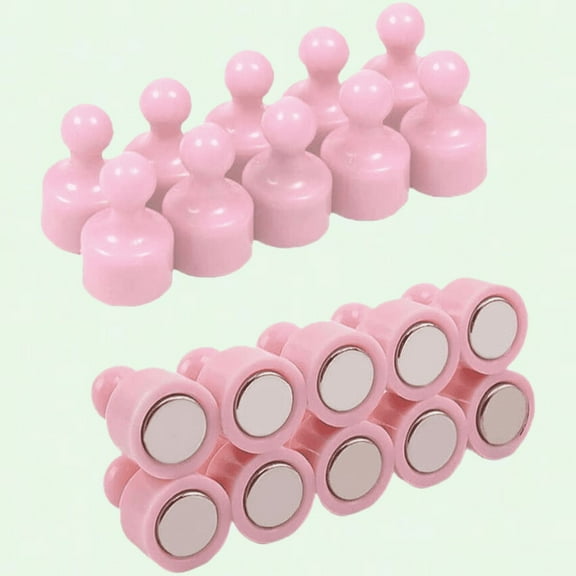 20 PCS Pink Magnetic Push Pins, Small but Powerful Fridge and Whiteboard Magnets