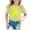 Light Yellow, variant on Huanglei Children's Fashion Letter Printed T Shirt Casual And Comfortable Top For Boys And Girls Girls' Graphic Tees Breathable Trendy Tops