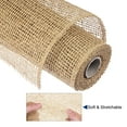 thumbnail image 3 of Uxcell PP Burlap Mesh Decorative Wrapping Ribbon 1 Roll Beige, 3 of 5