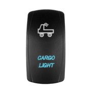 STV Motorsports Blue LED Laser Rocker Switch CARGO LIGHT