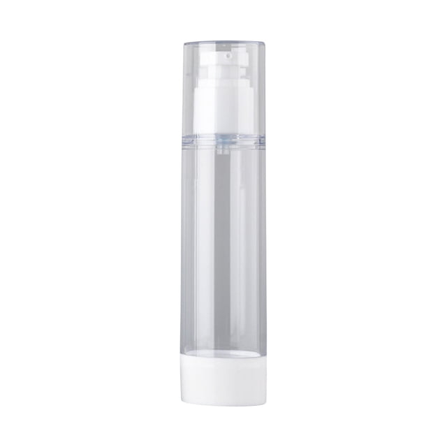 Fiudx Botella Transparente, Loción Dosificadora Al Vacío, Envase Hermético, Frasco de Plástico Reutilizable, Base de Maquillaje Casera, Regalo para Amantes de La Belleza, Solución Ecológica