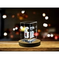 thumbnail image 3 of Vintage Rotary Dial Phone Collectible Crystal Sculpture | Nostalgic 20th Century Retro Icon, 3 of 7