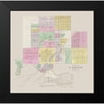 thumbnail image 2 of Everts 20x20 Black Modern Framed Museum Art Print Titled - Larned Kansas - Everts 1887, 2 of 5