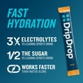 thumbnail image 4 of DripDrop Electrolyte Powder Drink Mix for Fast Hydration, Tropical Variety, 32 Count Packets, 4 of 8