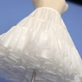 thumbnail image 6 of ZPAQI Women Crinoline Petticoat Fluffy Short Skirt Ball Gown Half Slip Knee Length Underskirt for Lolita Cosplay Vintage Party, 6 of 12