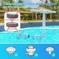 thumbnail image 5 of Pool Fountain for Above and In-Ground Pools, Dual Spray Waterfall Sprinkler Fountain, Above Ground Pool Accessories, Adjustable Waterfall Cooling and Relaxation(White), 5 of 15
