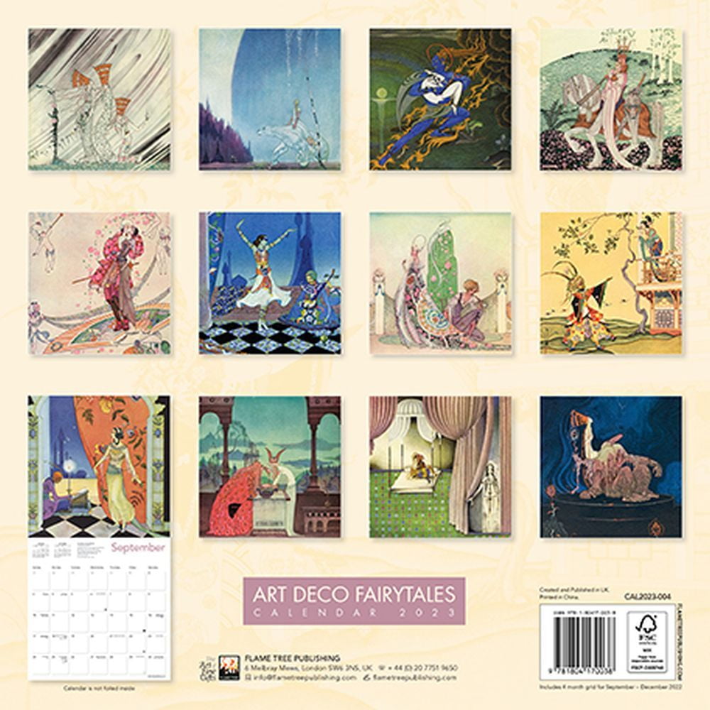 art-deco-fairytales-wall-calendar-2023-art-calendar-calendar-walmart-com