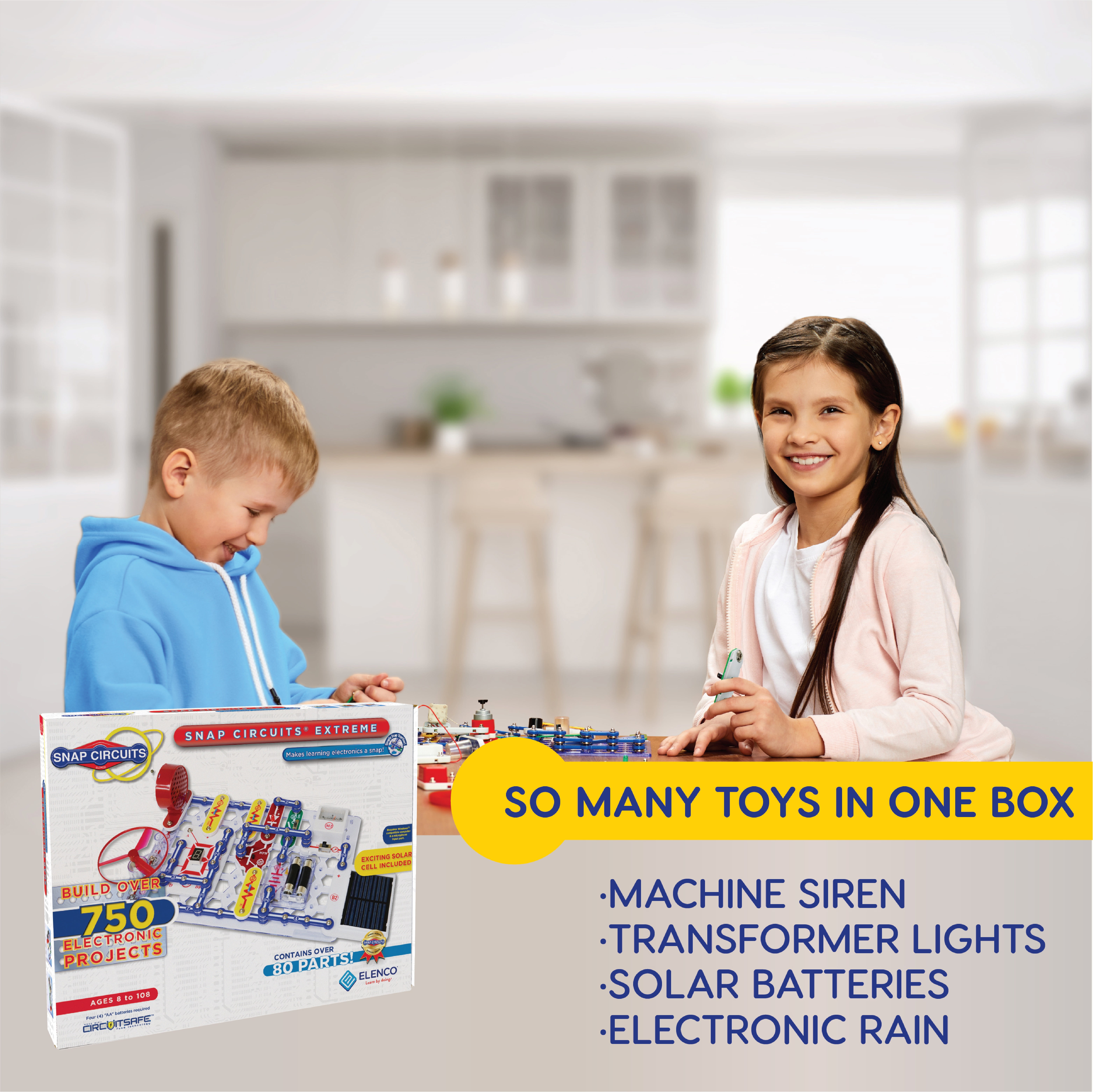 Snap Circuits Extreme SC750 | Beginner Skill Builder Science