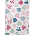 thumbnail image 2 of GZHJMY Valentine's Day Love Heart Tablecloth, Rectangle Waterproof Washable Polyester Table Cover for Picnic Dinner Holiday Party Decor, 54 x 54 Inch, 2 of 7