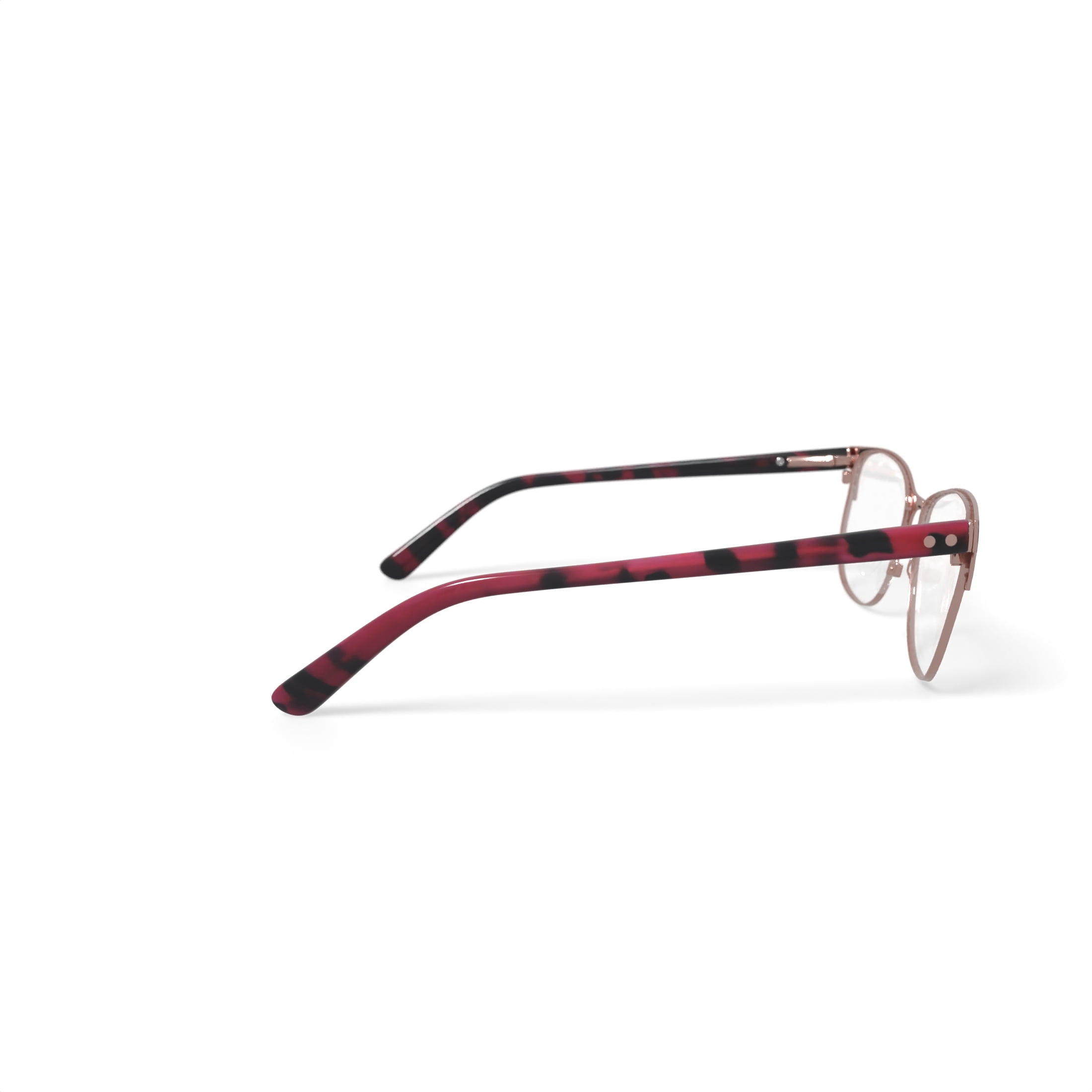 Walmart Women's MK10412 Browline Prescription Eyeglasses with Case, Pink