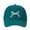 Green, variant on Women's Vintage Corduroy Adjustable Baseball Cap Bow Embroidery Casual Hat for Spring Pink Free Size